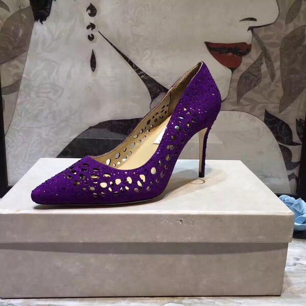 16AW ジミーチュウスーパーコピー Jimmy Choo★ROMY 60 Purple ROMY60TEK